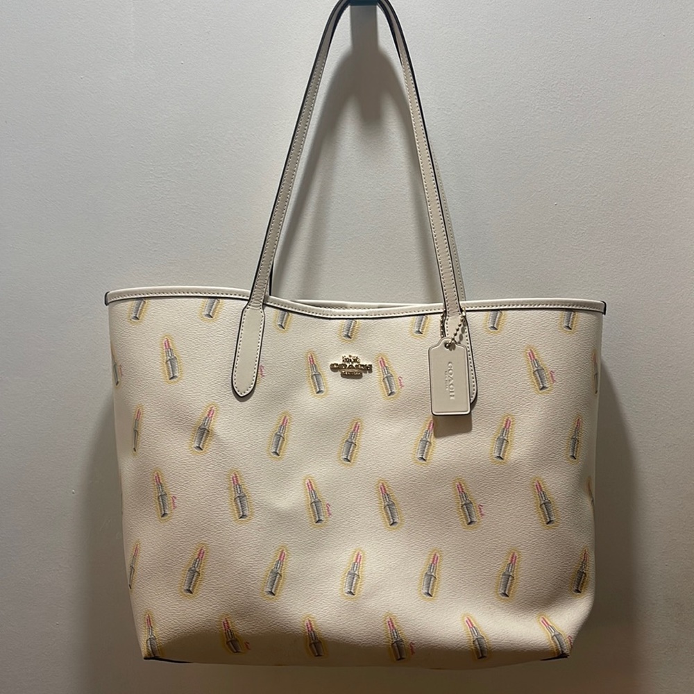 Coach Lipstick City Tote Bag -Women